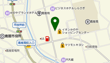 宅配ロッカーPUDO イオン かのやSCの地図画像