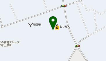 宅配ロッカーPUDO とりせん 上厚崎店の地図画像
