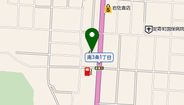 宅配ロッカーPUDO サツドラ 足寄南店の地図画像