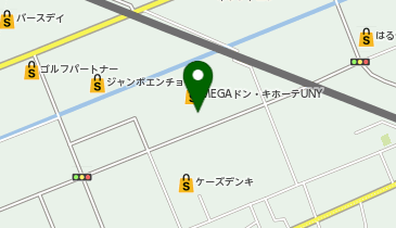 宅配ロッカーPUDO MEGAドン・キホーテUNY掛川店の地図画像
