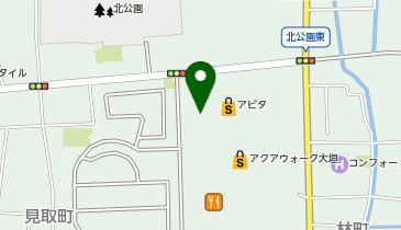 宅配ロッカーPUDO アクアウォーク大垣の地図画像