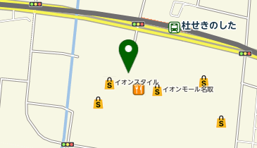 宅配ロッカーPUDO イオンモール名取(6A けやきコート北入口)の地図画像