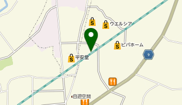 宅配ロッカーPUDO 佐久インターウェーブの地図画像