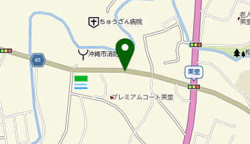 宅配ロッカーPUDO 沖縄ヤマト運輸 美里営業所(山内)の地図画像