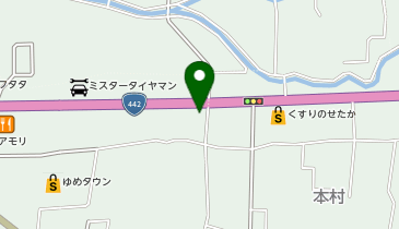 宅配ロッカーPUDO ヤマト運輸 八女蒲原営業所の地図画像