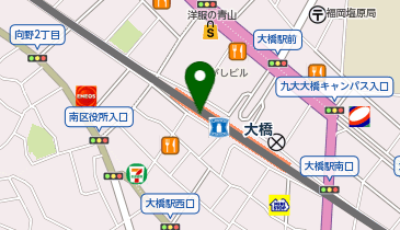 宅配ロッカーPUDO レイリア大橋の地図画像