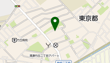 宅配ロッカーPUDO 竹丘地域市民センターの地図画像