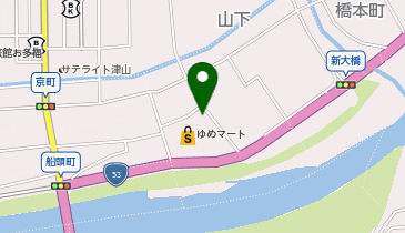 宅配ロッカーPUDO イズミ ゆめマート津山の地図画像