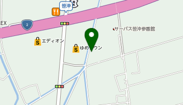 宅配ロッカーPUDO イズミ ゆめタウン倉敷(ハローワーク)の地図画像