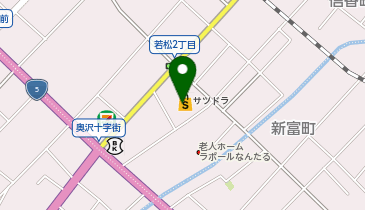 宅配ロッカーPUDO サツドラ 小樽若松店の地図画像