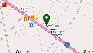 宅配ロッカーPUDO ヤマト運輸 東近江営業所の地図画像