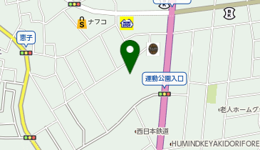 宅配ロッカーPUDO イズミ ゆめモール那珂川の地図画像