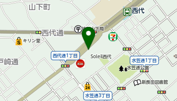 宅配ロッカーPUDO ライフ 西代店の地図画像