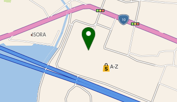 宅配ロッカーPUDO A-Zはやとの地図画像