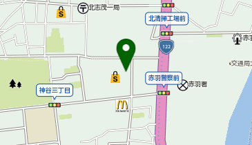 宅配ロッカーPUDO イオンスタイル赤羽(Qst)の地図画像