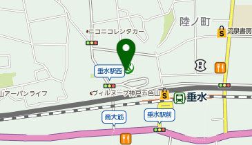 宅配ロッカーPUDO イオン垂水店(Qst)の地図画像