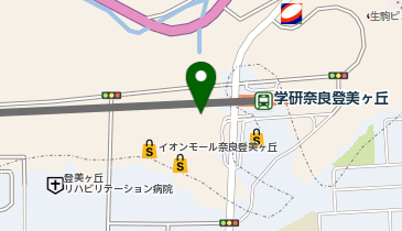 宅配ロッカーPUDO イオンM登美ケ丘店 1F駅入口B(Qst)の地図画像