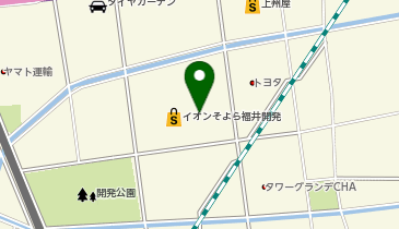 宅配ロッカーPUDO イオンスタイル福井開発店 1F出入口(Qst)の地図画像