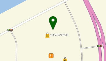 宅配ロッカーPUDO イオンS木更津店 1F東入口(Qst)の地図画像