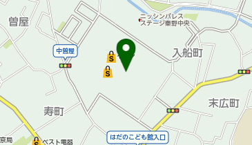 宅配ロッカーPUDO イオン秦野店 1F北入口横(Qst)の地図画像