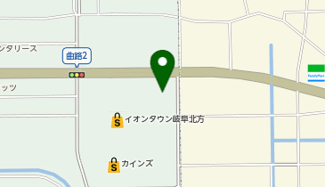 宅配ロッカーPUDO イオンスタイル岐阜北方店 1F正面入口(Qst)の地図画像