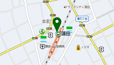 宅配ロッカーPUDO JR蓮田駅 きっぷうりば付近(Mー1)の地図画像