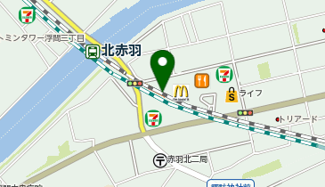 宅配ロッカーPUDO JR東日本 北赤羽駅 赤羽口(Mー1)の地図画像