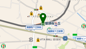 宅配ロッカーPUDO 京王聖蹟桜ケ丘駅百貨店 入口横(MH-1)の地図画像