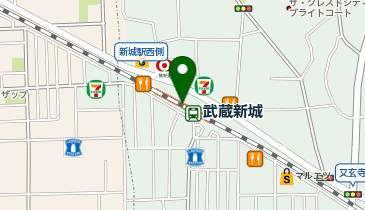 宅配ロッカーPUDO JR武蔵新城駅 改札付近(M-1)の地図画像