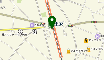 宅配ロッカーPUDO JR米沢駅 西口バス乗場付近(M-3)の地図画像