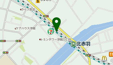 宅配ロッカーPUDO JR北赤羽駅 浮間口(M-2)の地図画像