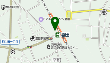 宅配ロッカーPUDO JR酒田駅 改札付近(M-1)の地図画像