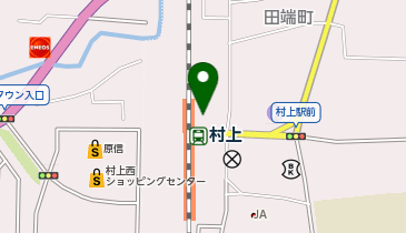 宅配ロッカーPUDO JR村上駅 出口付近(M-1)の地図画像