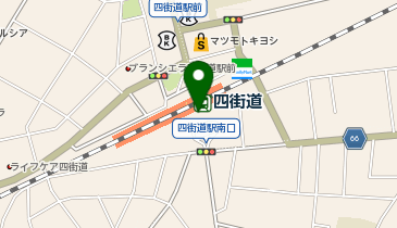 宅配ロッカーPUDO JR四街道駅 南口方面(M-1)の地図画像