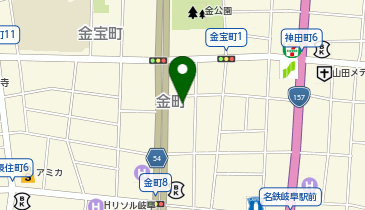 みずほ銀行 岐阜支店の地図画像