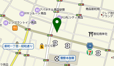 みずほ銀行 青森支店の地図画像