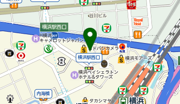 みずほ銀行 横浜駅前支店の地図画像