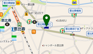 みずほ銀行 恵比寿ガーデン出張所の地図画像