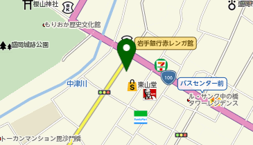 みずほ銀行 盛岡支店の地図画像