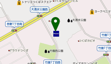みずほ銀行 つくば支店の地図画像