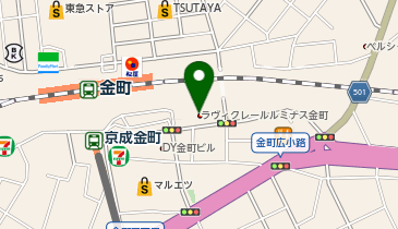 QBハウス 金町駅前店の地図画像