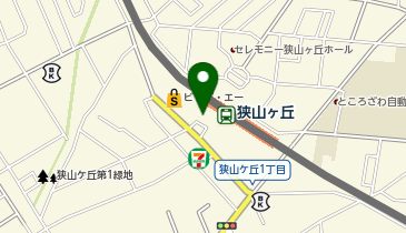 QBハウス 西武狭山ケ丘駅店の地図画像