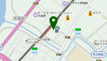 QBハウス 南海堺駅店の地図画像