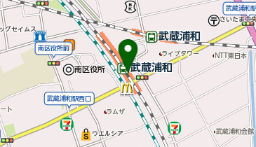QBハウス 武蔵浦和駅店の地図画像