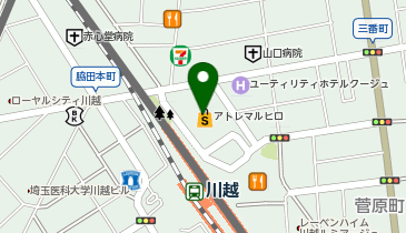 QBハウス 川越アトレ店の地図画像