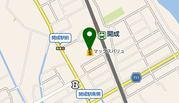 QBハウス マックスバリュ開成駅前店の地図画像