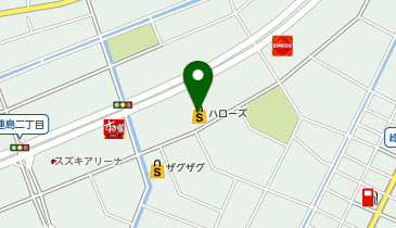 QBハウス ハローズ連島店の地図画像