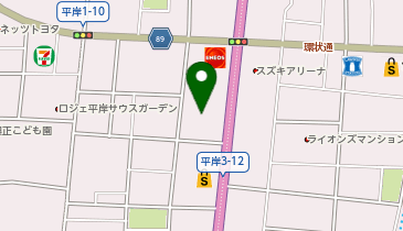 QBハウス イオン札幌平岸店の地図画像