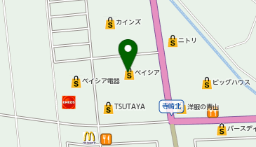 QBハウス ベイシア佐倉店の地図画像