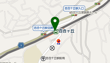 QBハウス 百合ケ丘駅店の地図画像